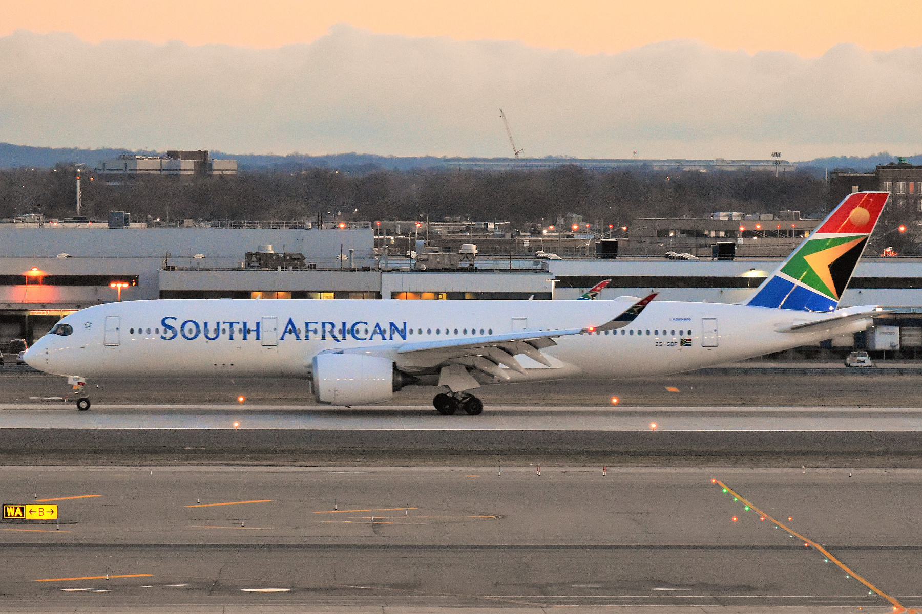 South African Airways Jet at JFK Airport